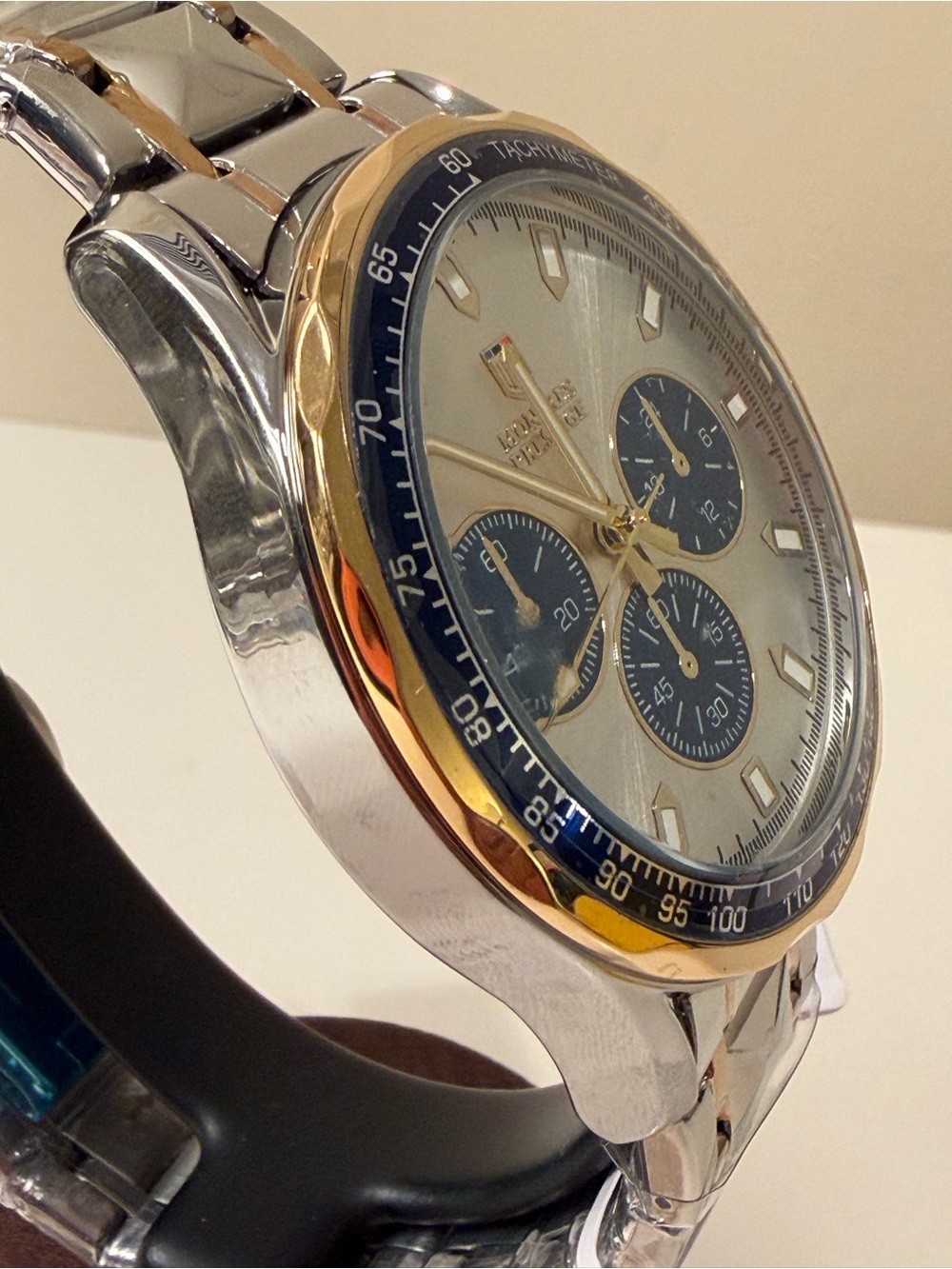 NEW Montres Prestige X Invicta Men’s Chronograph Watch - 44.5 mm - Two-tone NIB - Picture 3 of 7